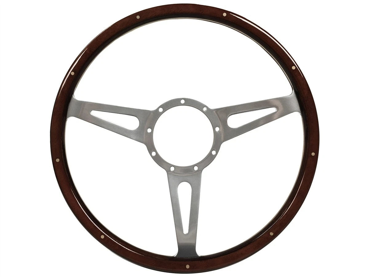 Steering Wheel Replacement 9 Hole Slotted 3 Spoke for Universal (2000–2025)