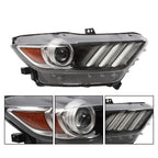 Right Passenger Side LED DRL Headlight Assembly for Ford Mustang (2015–2017)