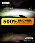 2X H1 6500K 40000LM CSP LED Headlight Bulb Kit for High Low Beam