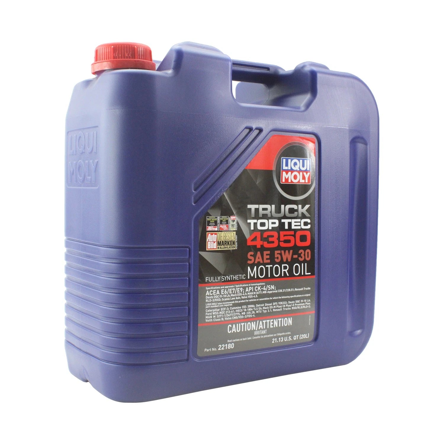 Liqui Moly 22180 Engine Motor Oil Top Tec Truck 4350 5W-30 (20 L)