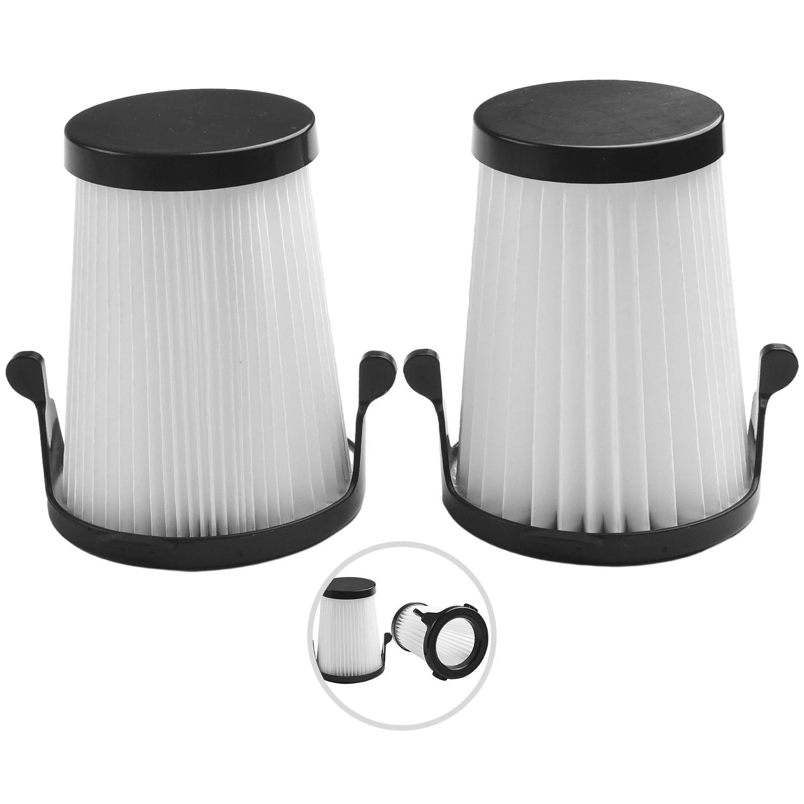 2pcs Filter for Compact Vacuum Cleaner (49-90-1950, 0850-20)