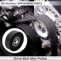 Drive Belt Idler Pulley for Chevrolet C1500 (1990–1991) 36419 Plastic