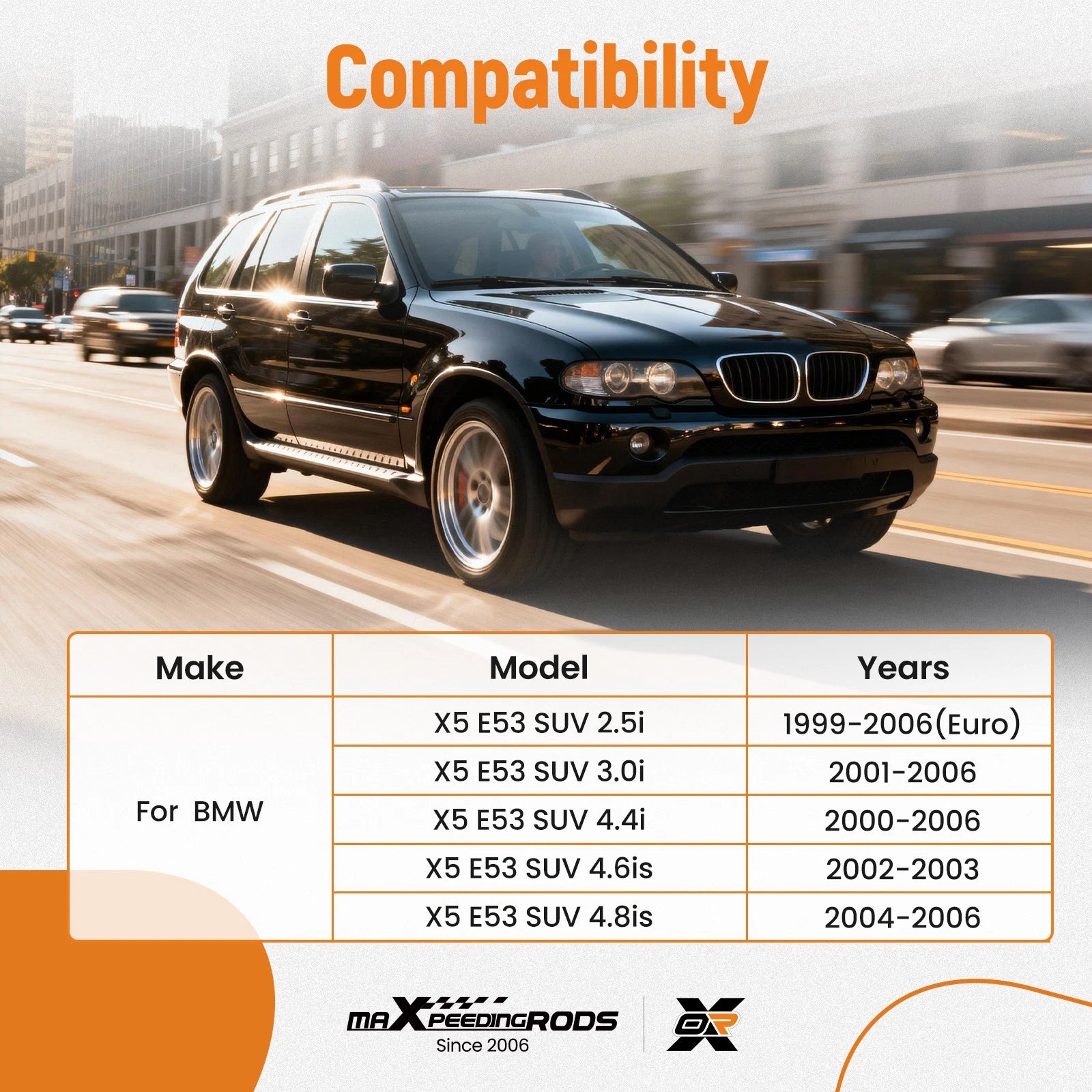 10X Rear Control Arms Kit for BMW X5 (2000-2006)