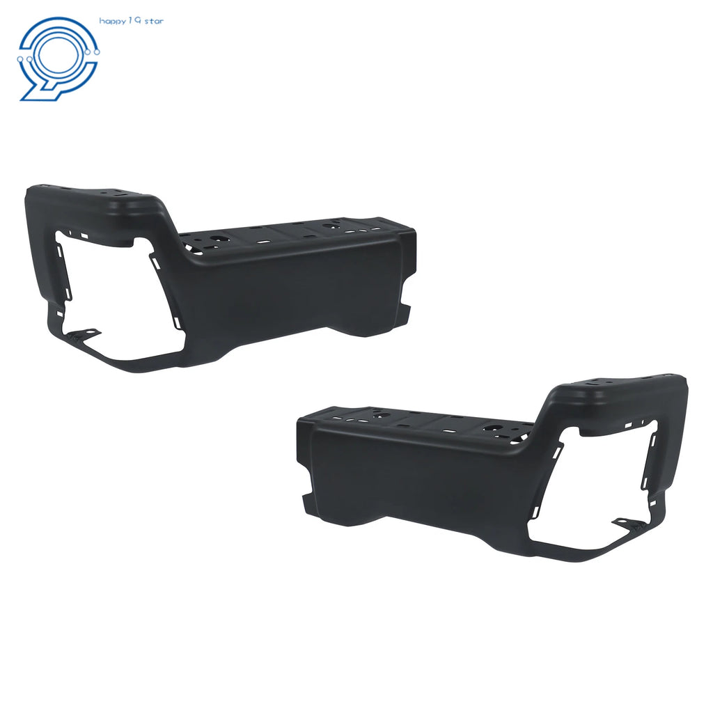 Black Rear Bumper End Caps for Ford F-250 F-350 F-450 (2023–2025)