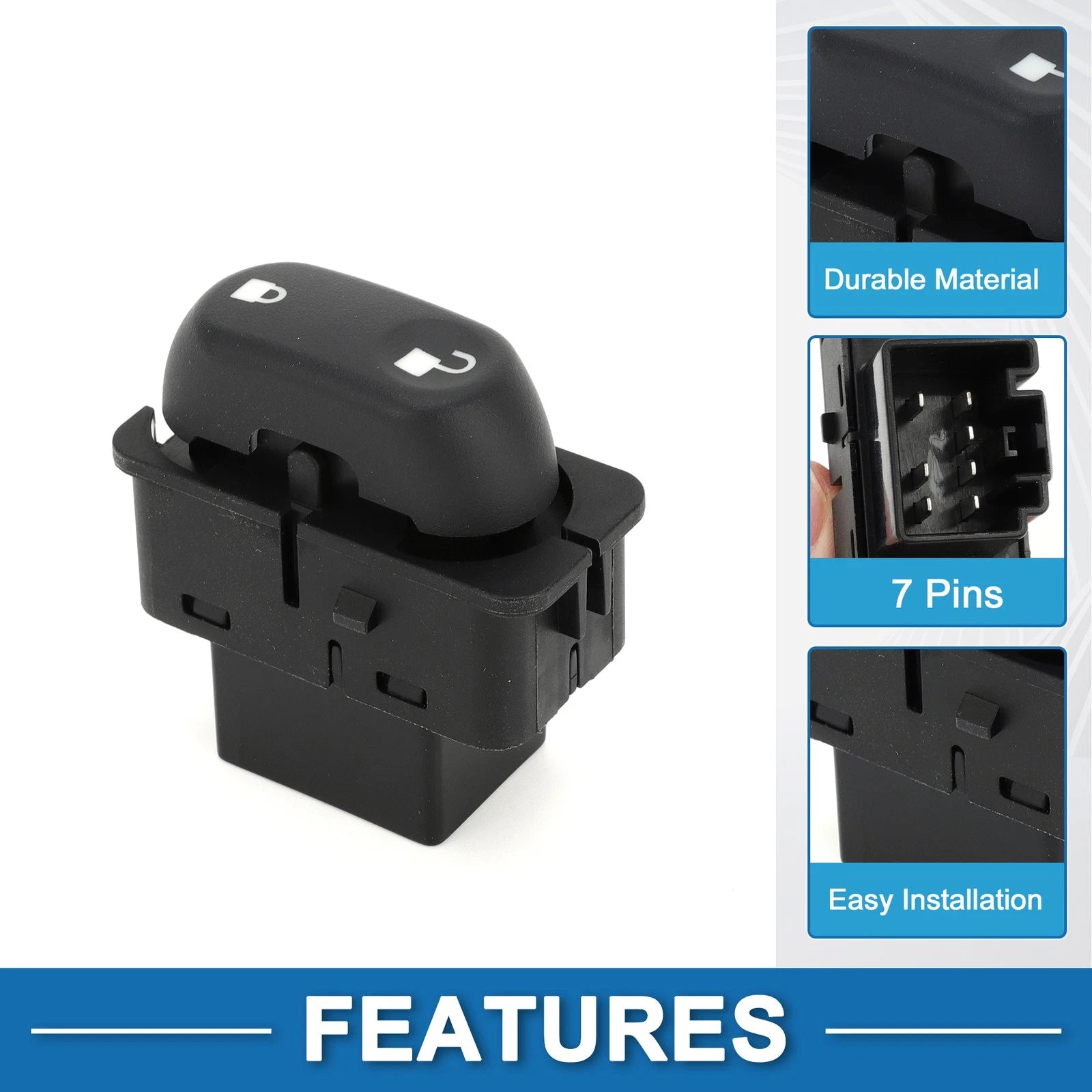 Door Lock Switch No.YF1Z14028BA for Ford Explorer Taurus Thunderbird (1991–2005)