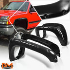 Set of 4 Pocket-Riveted ABS Wheel Fender Flares for Silverado (2003–2007)