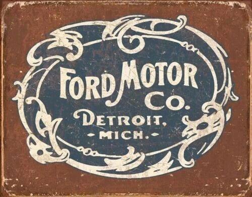Tin Signs TSN1707 for Ford (Historic Logo)
