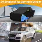 Waterproof Car Cover for Toyota Tacoma Double Cab (2005–2023) Black Blue