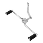 Chrome Heel Toe Shift Lever Pedal Shifter Rod for Harley Softail (2007–2017)