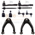 Set of 10 Front Control Arms Tie Rods Ball Joints Sway Bars for Honda CR-V (1997–2001)