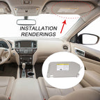 Sun Visor with Mirror for Nissan Pathfinder (2013-2016)