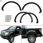 Set of 4 Black Fender Flares for F150 Styleside (2004–2008)