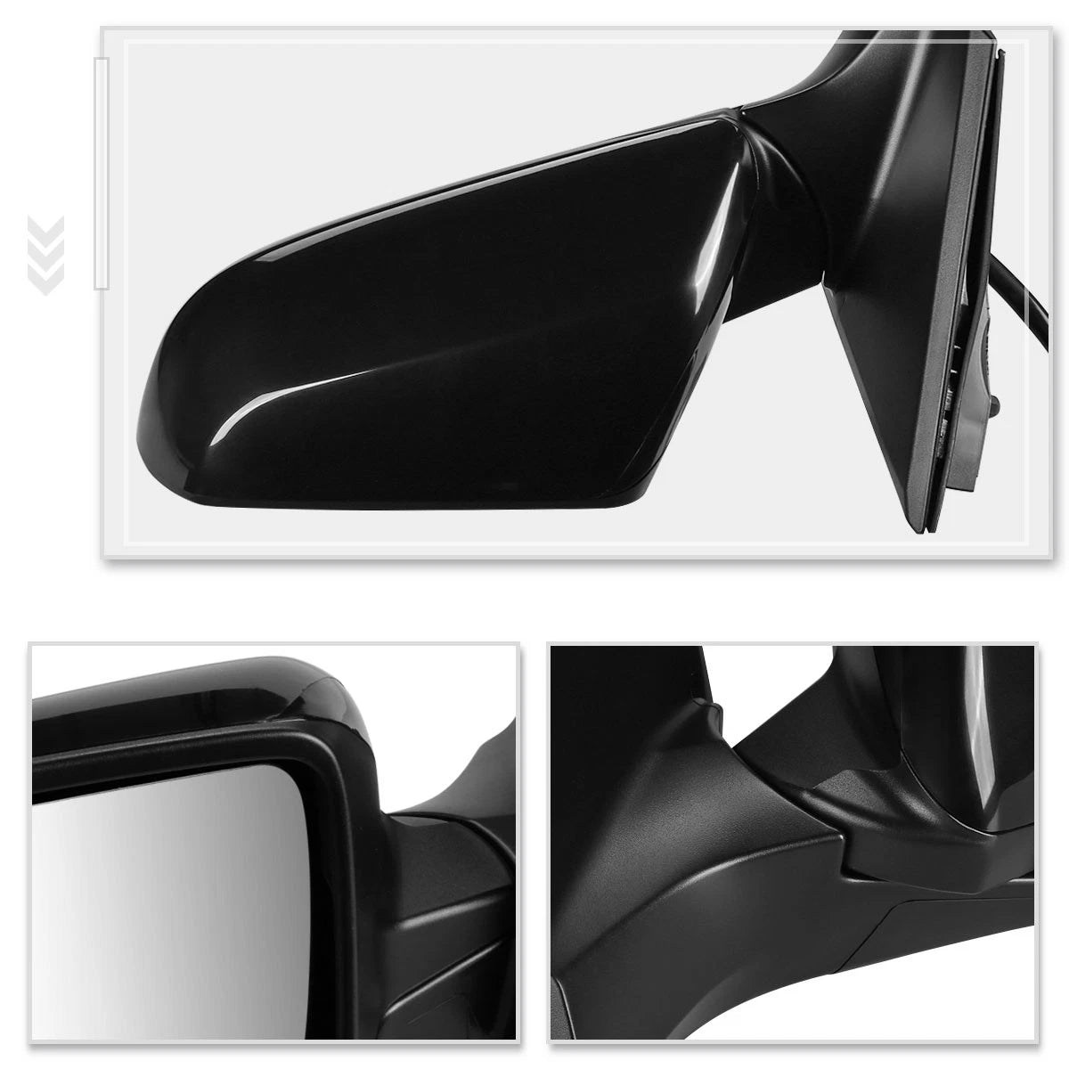 Right Side Headlight for Dodge Challenger (2015–2023) Black Housing