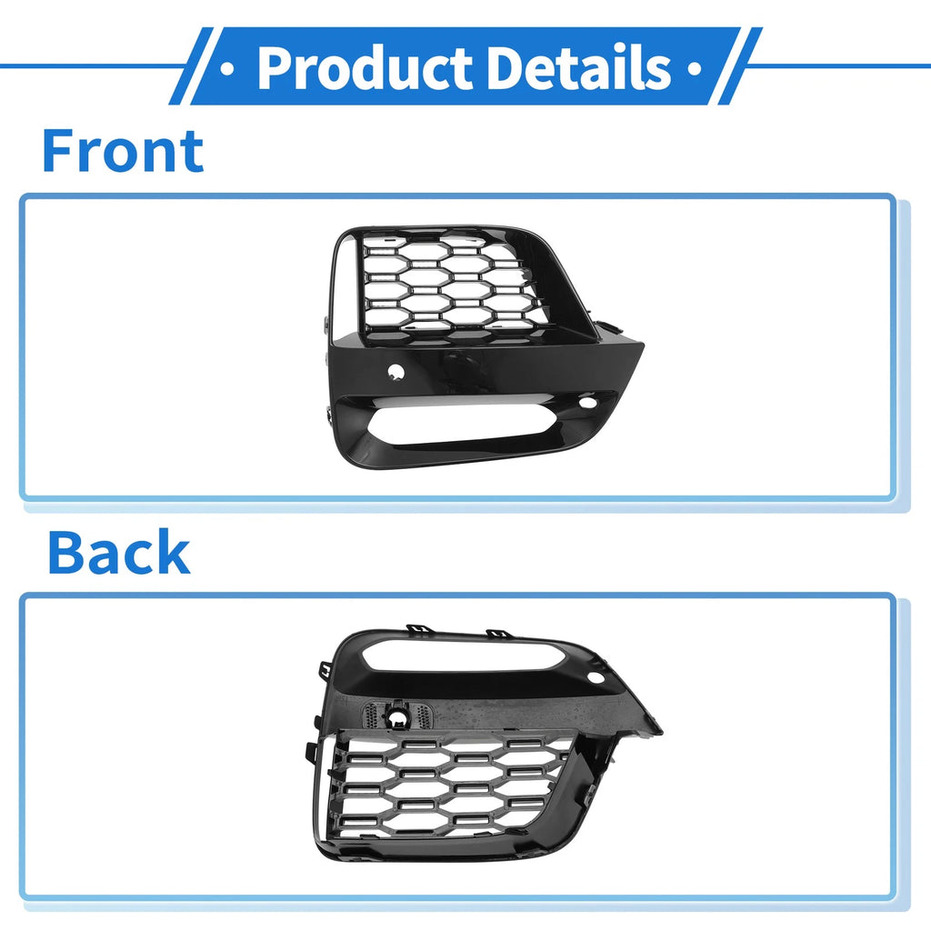1 Pcs Fog Light Grill for BMW X3 X4 G01 G02 (2018–2021) No. 51118098829
