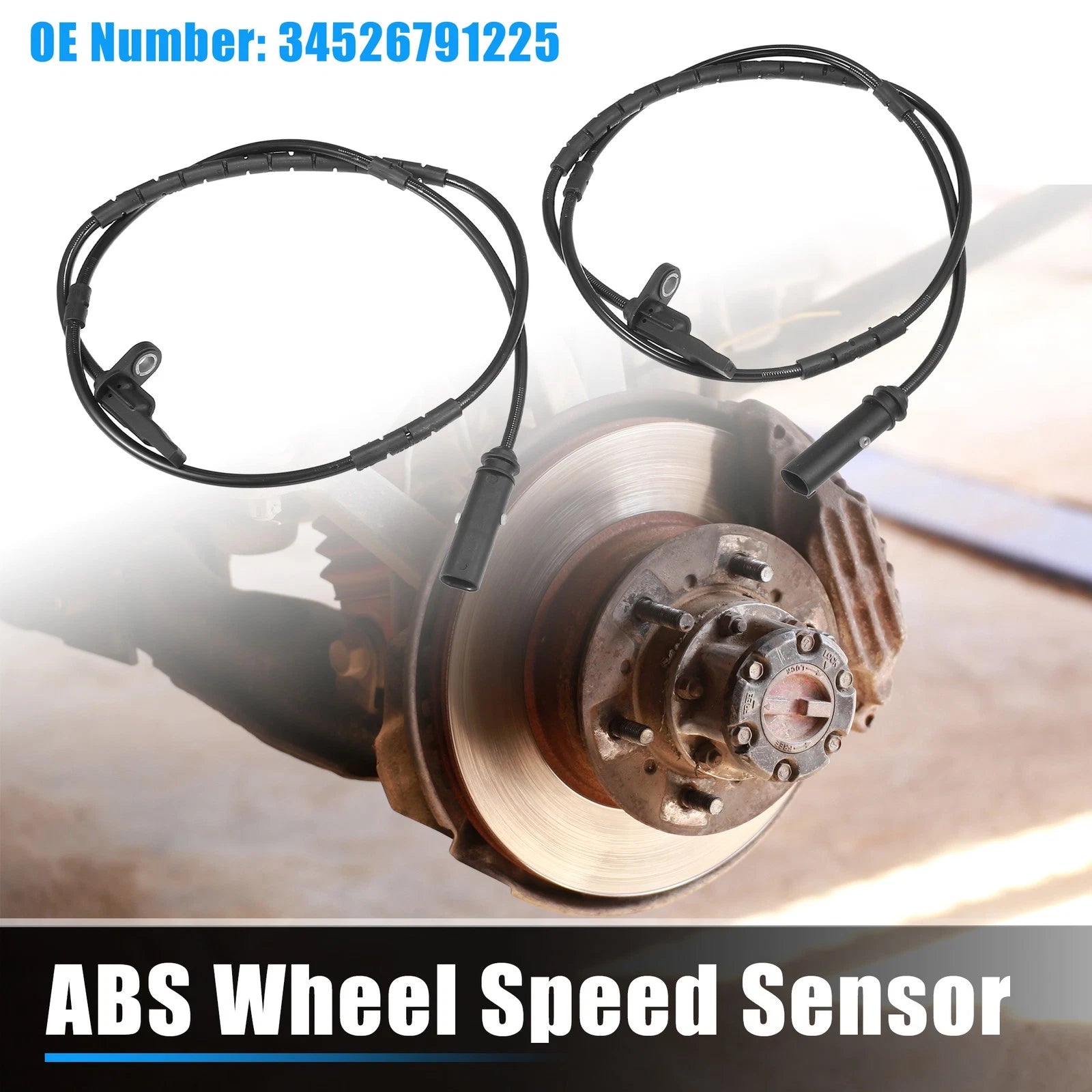 2Pcs ABS Wheel Speed Sensor for BMW 228i (2014–2016) No. 34526791225