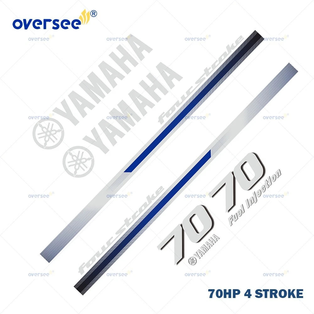 Sticker Kit for Yamaha 4T 70HP 4 Stroke Outboard (Anti-UV)