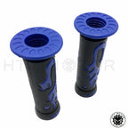 7/8" Blue Flame Hand Grips for Yamaha FZR YZF 600 (1990–1999)