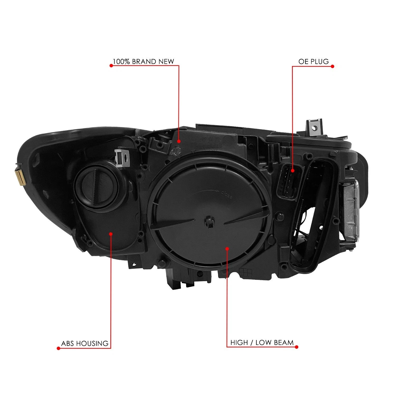 HID LED Projector Headlight for BMW 428I 430I 435I (2014–2020)