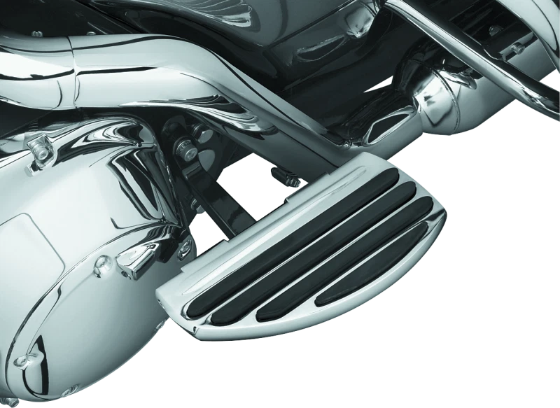 Kuryakyn ISO Passenger Floorboards Chrome for Harley Davidson FLHR (2008–2009)