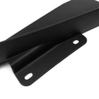 Matte Black Bumper Side Corner Splitter Spats for Ford Mustang (2024–2025)