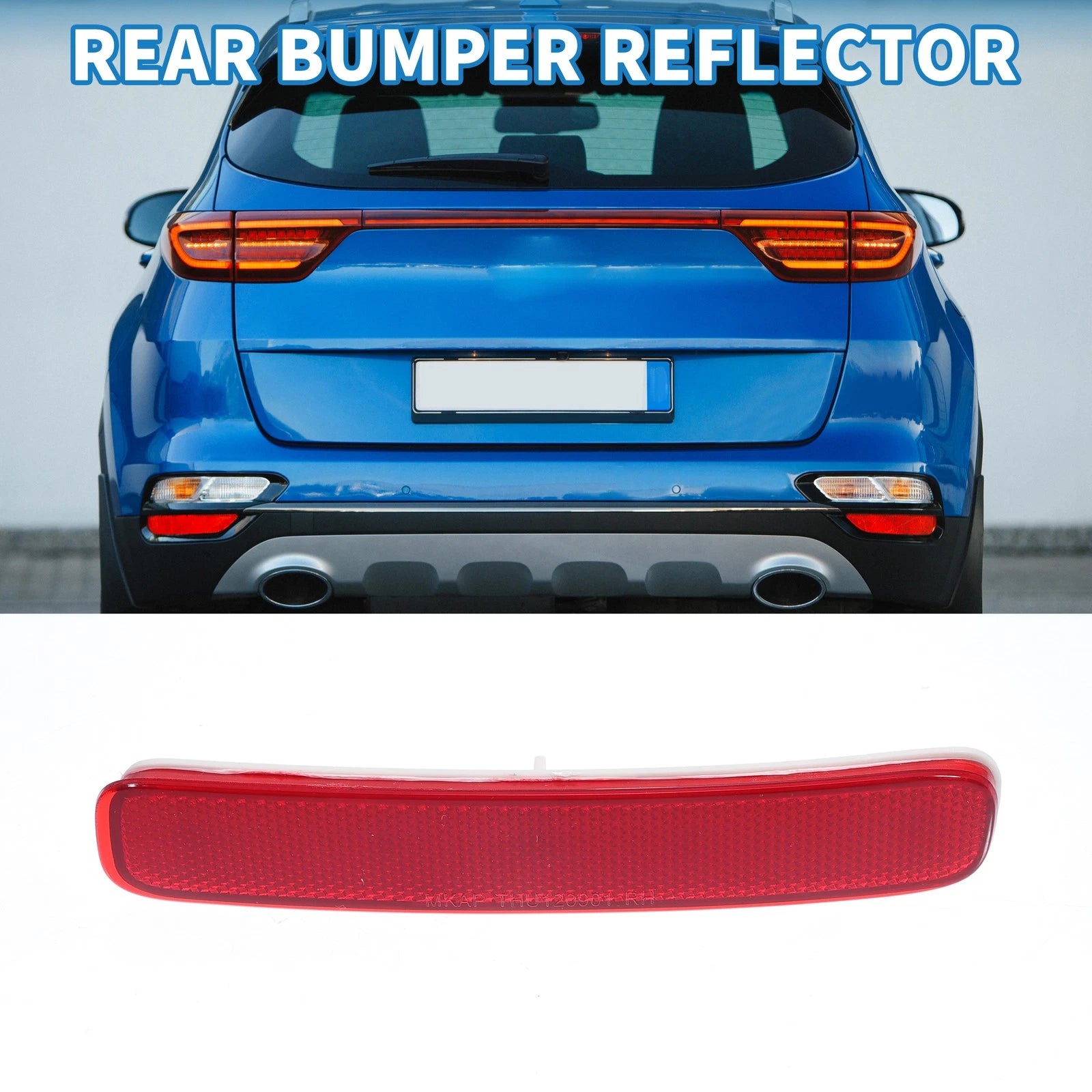 Rear Right Side Bumper Reflector No. 819100E041 for Toyota Highlander (2011–2013)