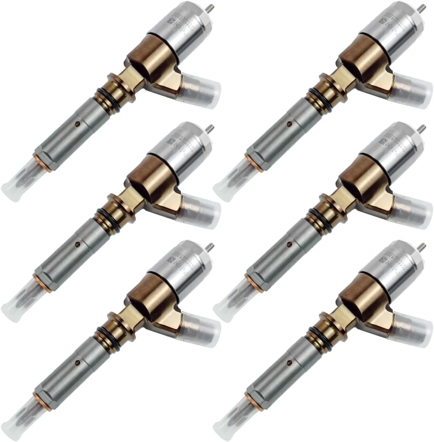 6X Fuel Injector 2645A745 for Perkins 1106D-E66TA (Massey Ferguson 5465-6465)