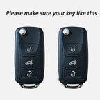 3 x Button Key Fob Case Shell Cover for VW Cross Lavida (2014-2017)