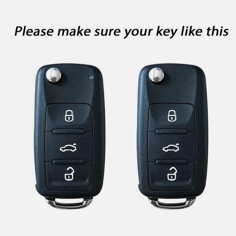 3 x Button Key Fob Case Shell Cover for VW Cross Lavida (2014-2017)
