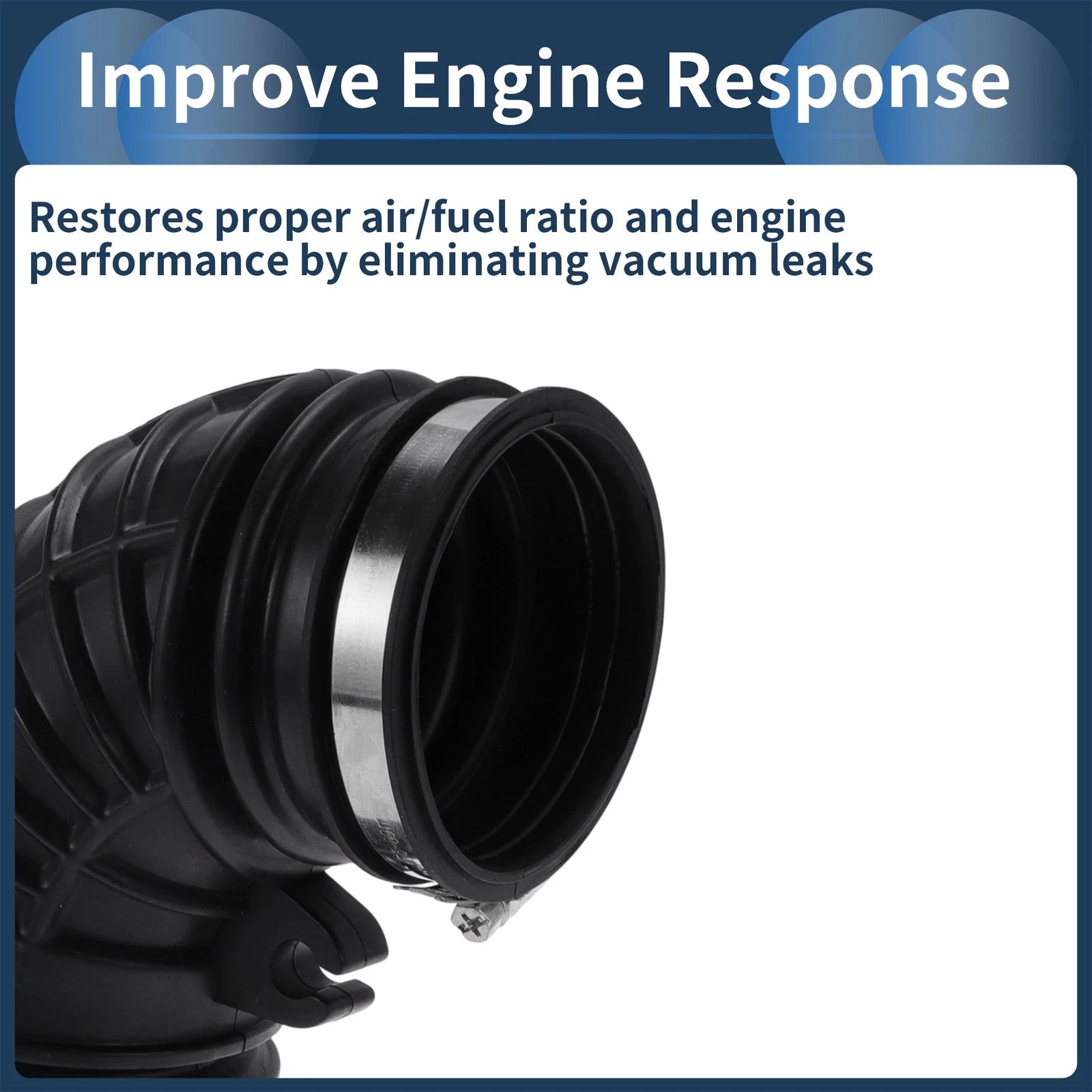 Engine Air Intake Hose for Acura RDX 2.3L (2007–2012) No. 17228RWCA00 Rubber Clamp