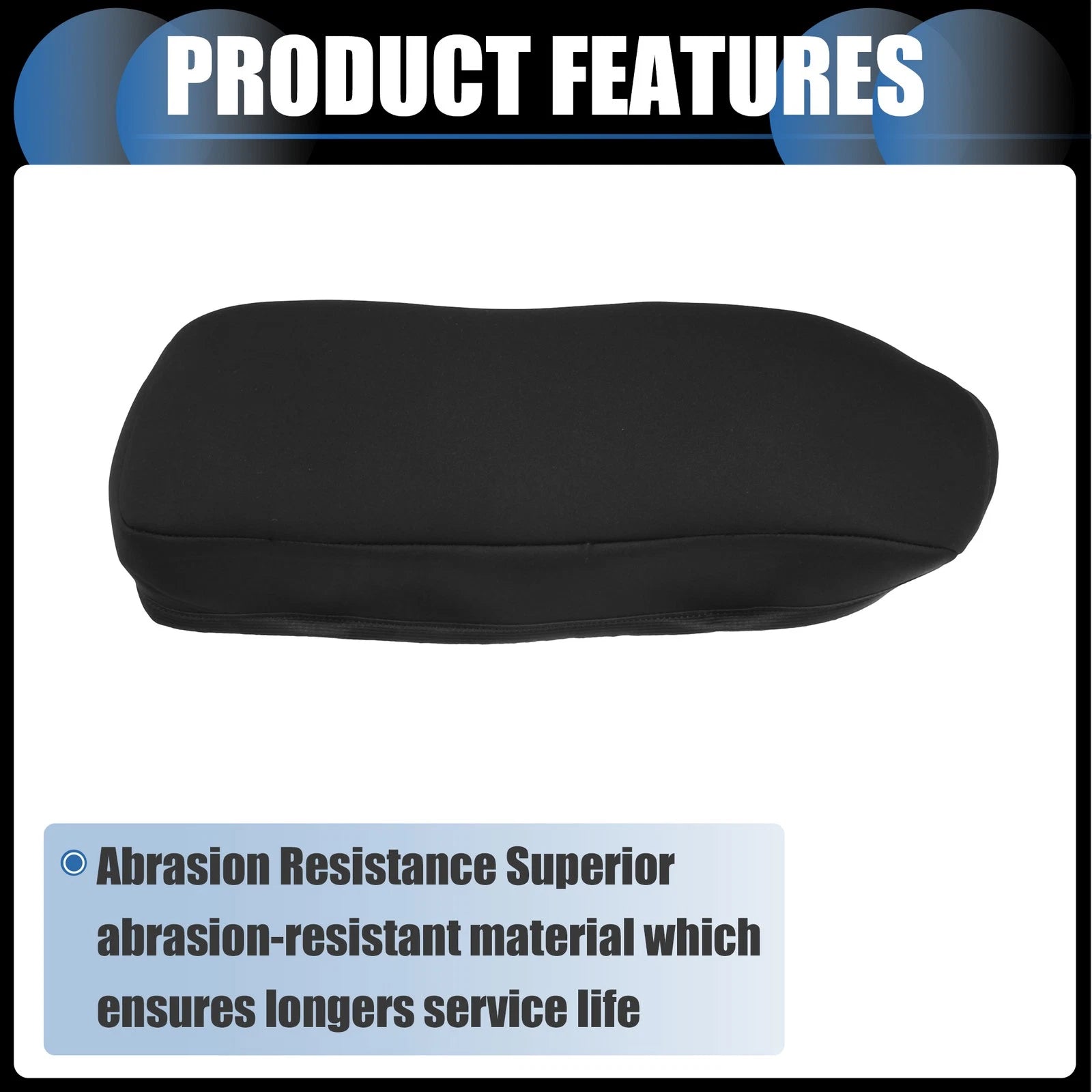 Armrest Protector Cover Pad for Lexus ES350 (2008–2012) Black