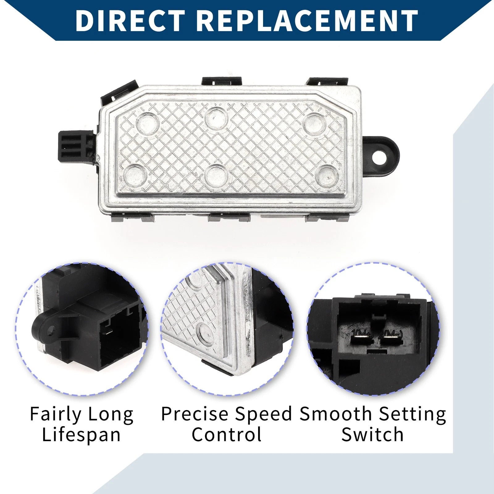 HVAC Blower Motor Resistor No. 6G9T19E624FA for Ford Escape (2015–2019)