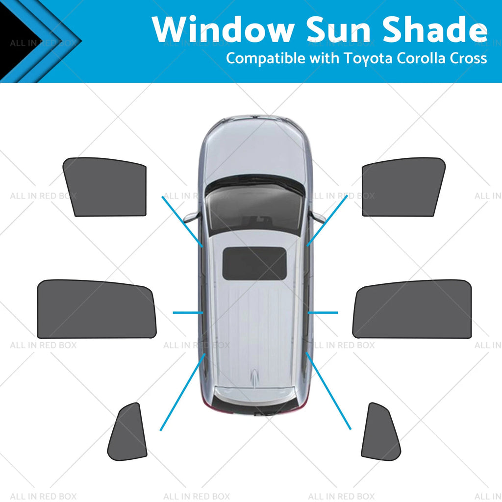 Magnetic Mesh Sun Shade for Toyota Corolla Cross (2022–2023)