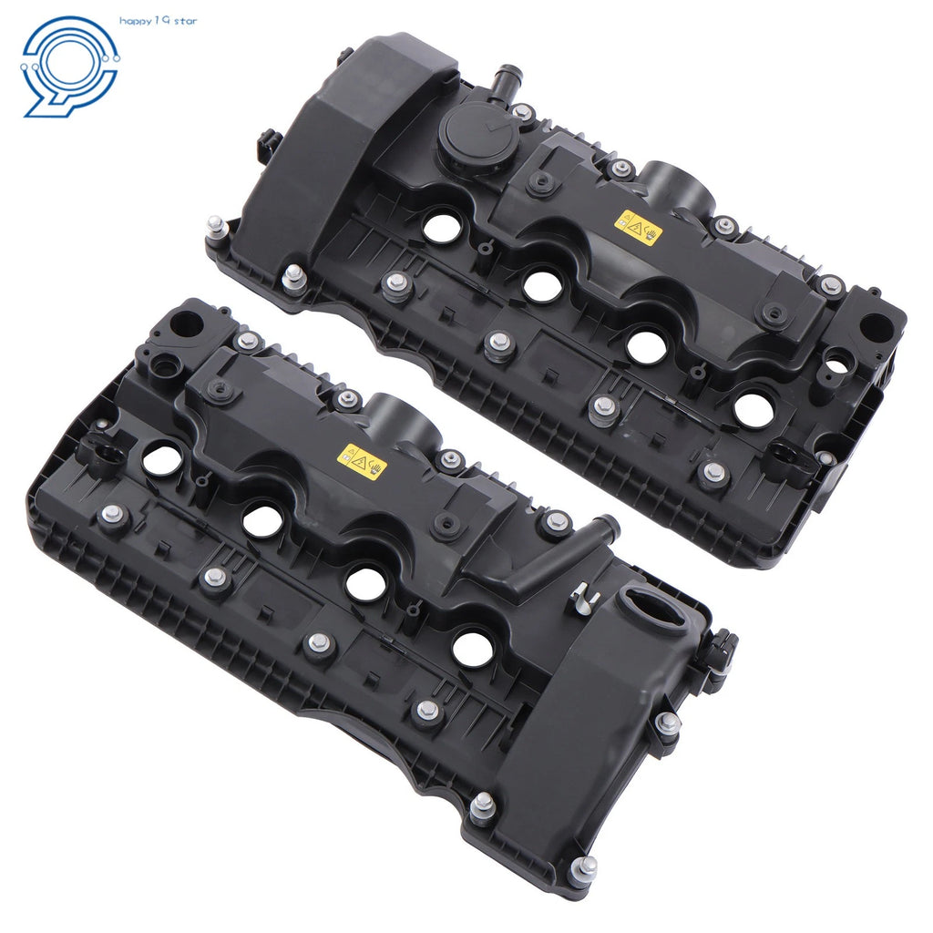 2X Engine Valve Cover with Gasket for BMW 545i 550i 645Ci 650i 745i 750i (2004–2010)