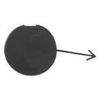 Front Bumper Tow Hook Cover 71104-TF0-000 for Honda Jazz Fit (2008–2010) Matte Black