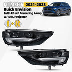 Full LED Headlight Projector Pair for Buick Envision (2021–2023)