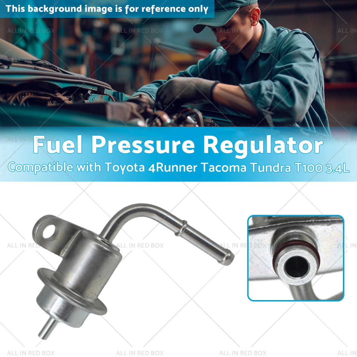 Fuel Pressure Regulator for Toyota 4Runner Tacoma Tundra T100 (1995–2004)