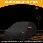 Car Cover Waterproof All Weather with Reflective Strap for Ford Fiesta (2011–2019)