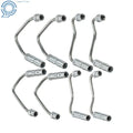 Set of 8 Fuel Injector Lines for Chevy GMC Duramax 2001–2004 6.6L LB7