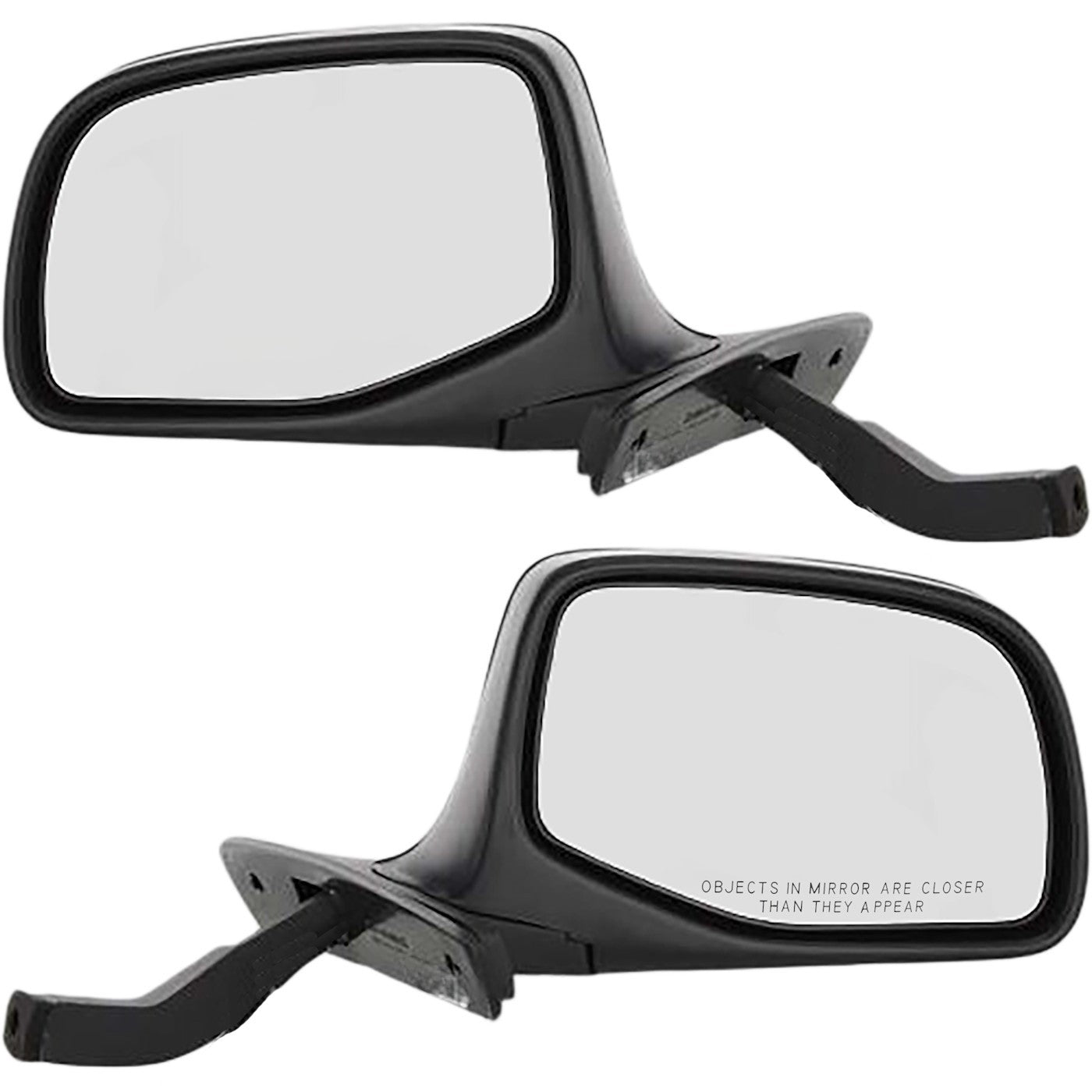 Set of 2 Manual Mirrors for Ford F-150 Bronco (1992–1996)