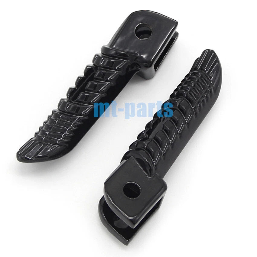 Black Front Footrest Pegs for Suzuki GSXR600 GSX-R750 (2006–2019)