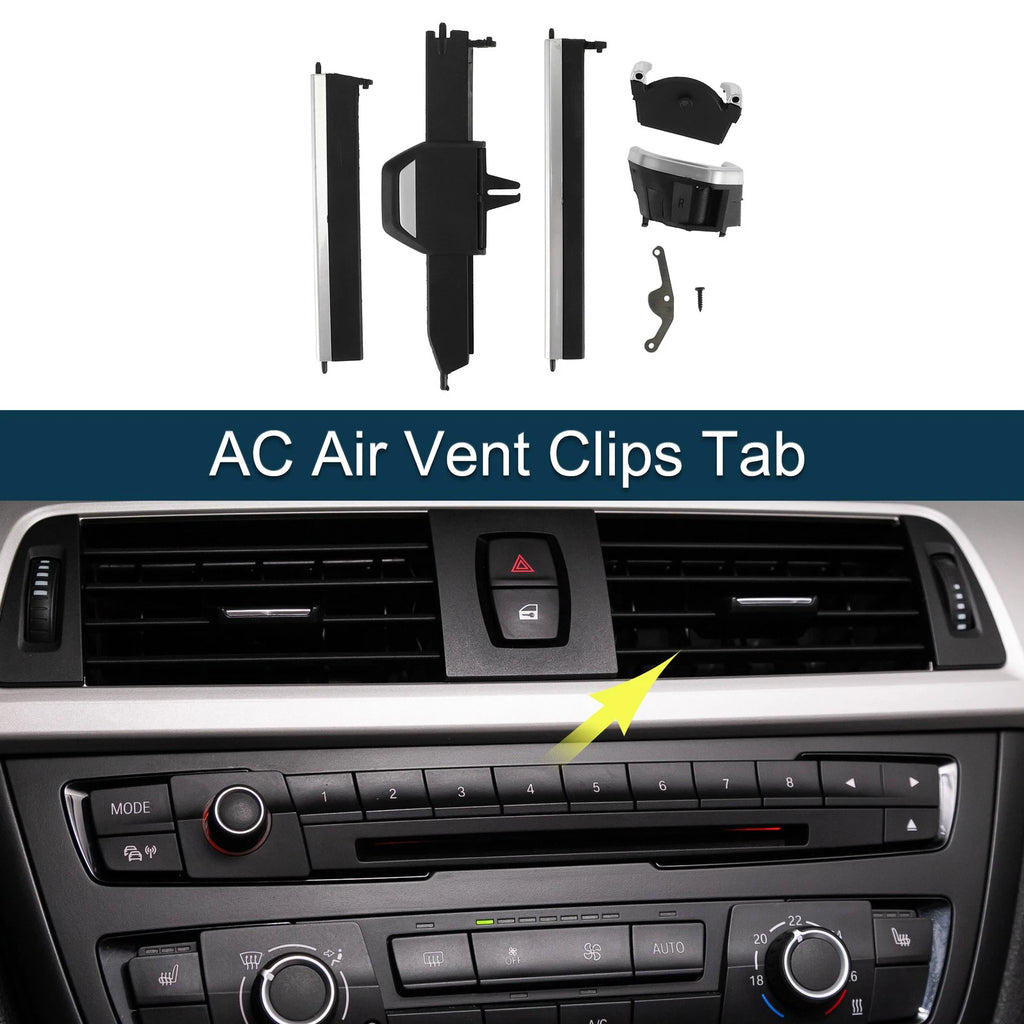 AC Air Vent Clips Tab Set for BMW 3 Series G20 G21/4 Series G22 (2019–2023)