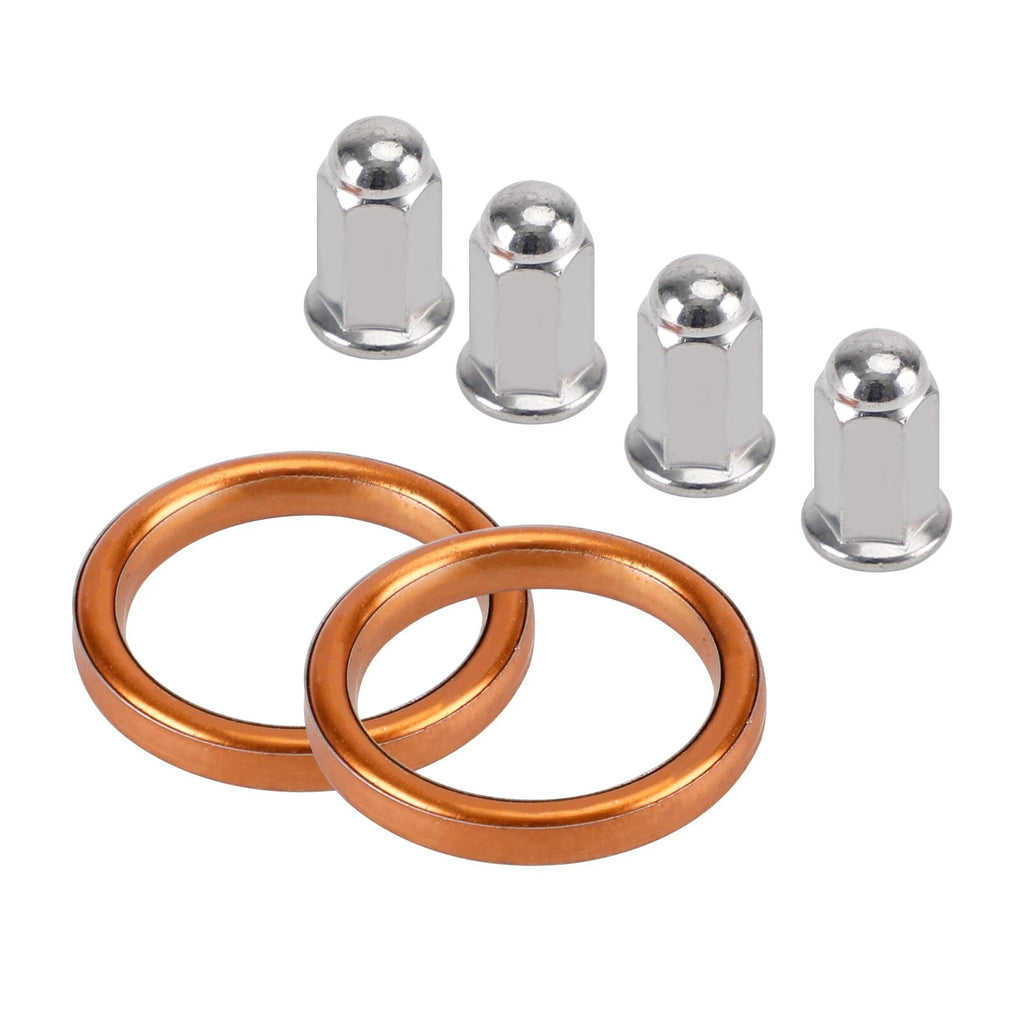 Exhaust Gaskets Nut for Honda TRX400EX TRX400X ATC350 TRX350 (1985–2014)
