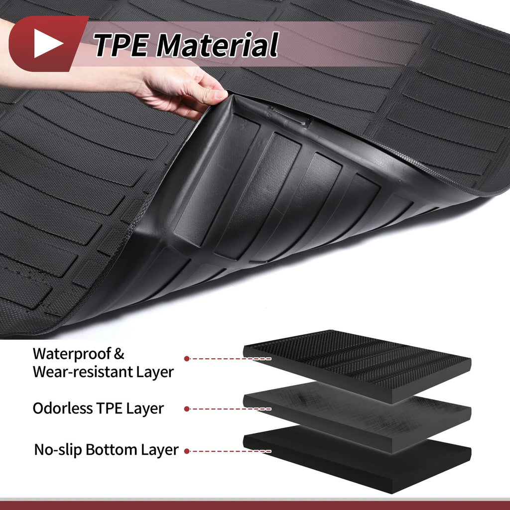 Cargo Liner Rear Trunk Mat for Ford Bronco 4 Door (2021–2025) TPE