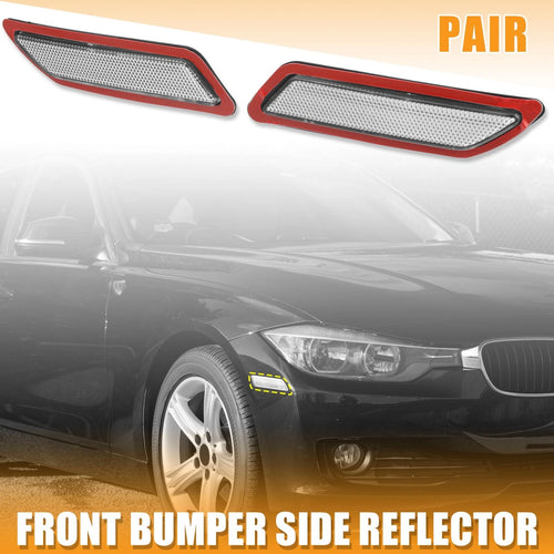 1 Pair Front Bumper Reflector 63147274521 for BMW 3-Series F30 F31 (2013–2015)