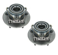 Set of 2 Timken Front Wheel Bearing Hub Kit for Dodge Ram 1500 (2002–2008)