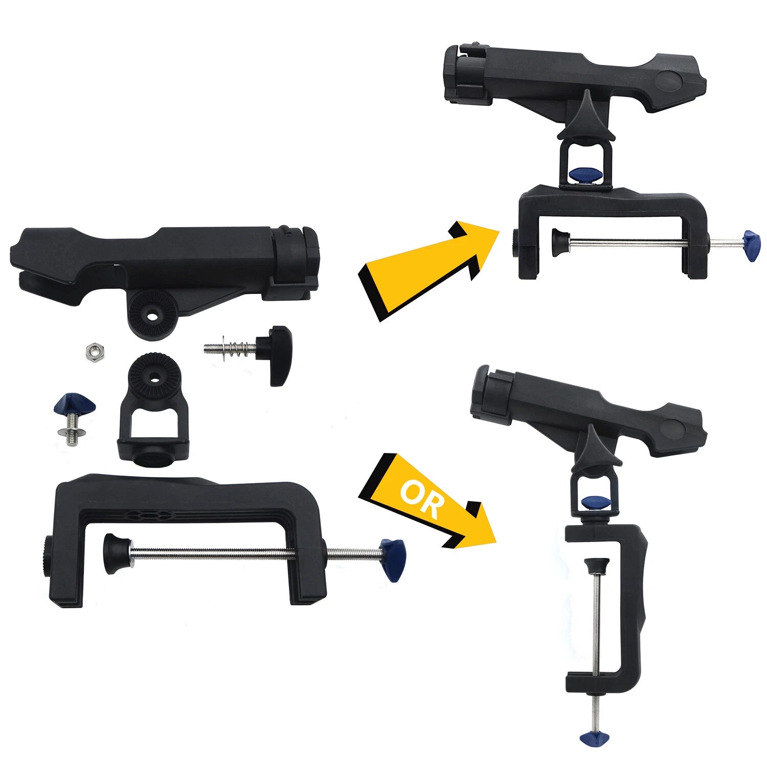 Adjustable Fishing Rod Holder Bracket for Kayak Raft Boat
