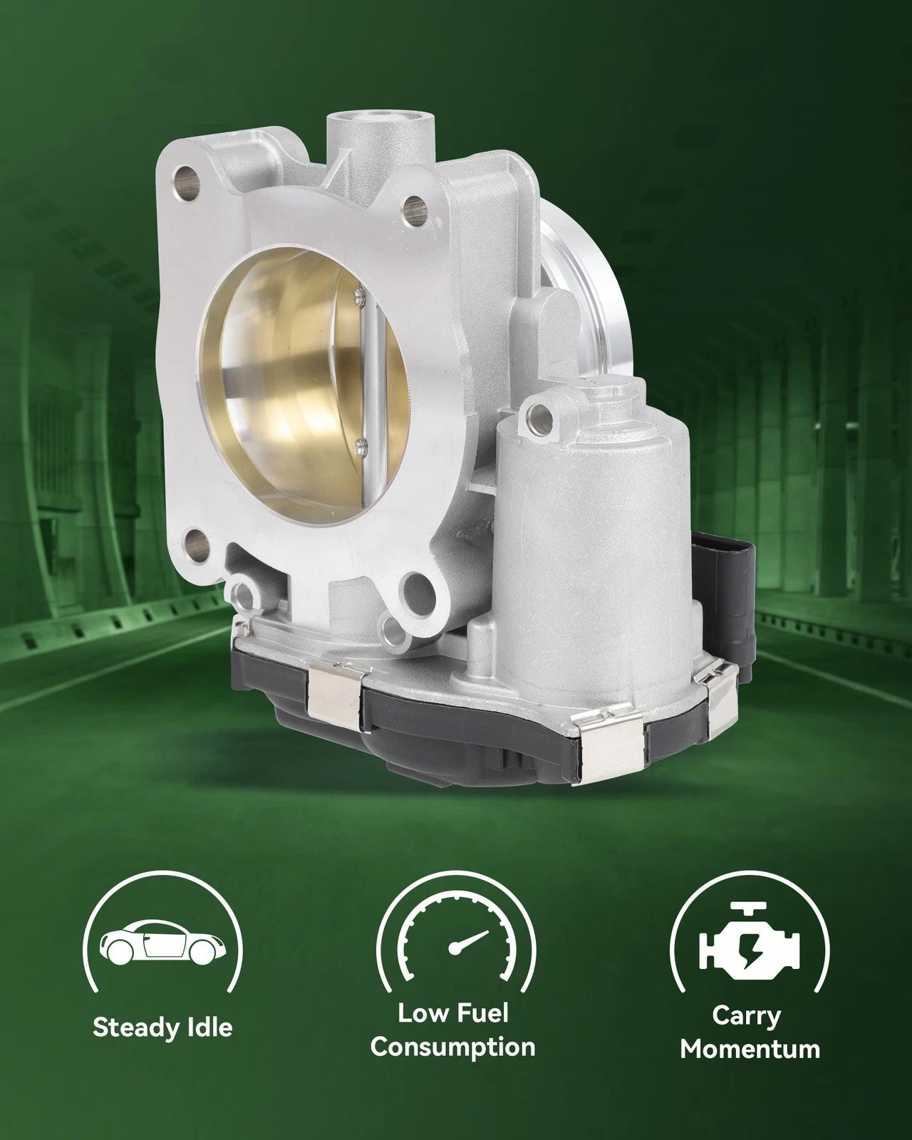 Throttle Body for Chevrolet Malibu, Traverse, Equinox, Camaro, GMC Terrain 2.0L (2010–2020)