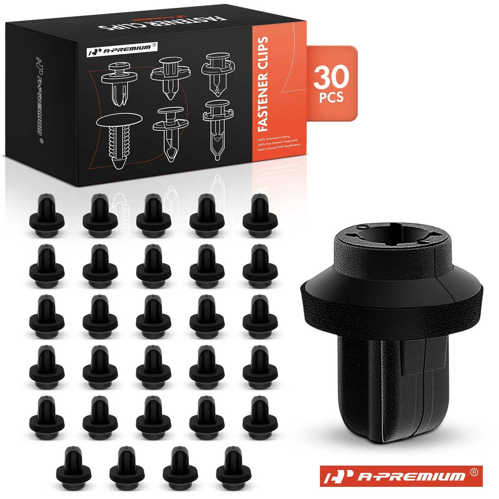 30Pcs License Plate Bracket Screw Grommet Clip for Mercedes-Benz