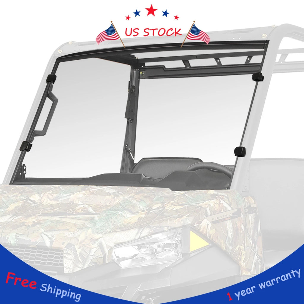 Clear Scratch Resistant Flip Windshield for Polaris General 1000 (2016–Present)