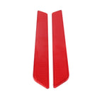 Reflectors Saddle Bag Latch Cover for Harley Touring Road Glide FLTRX (2014–2023) Red